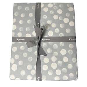 West Elm Organic Rolling Dot Duvet Cover Twin Horizon Gold New NWT MSRP $90